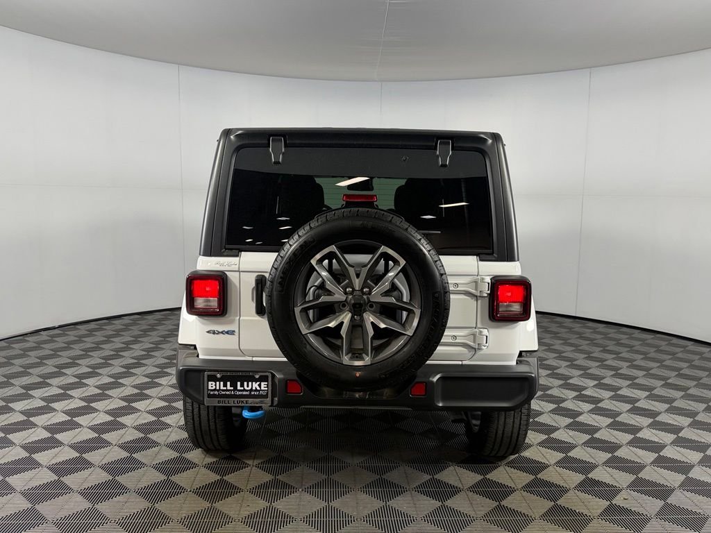 Certified Used 2024 White Jeep Sport S 4xe image 8
