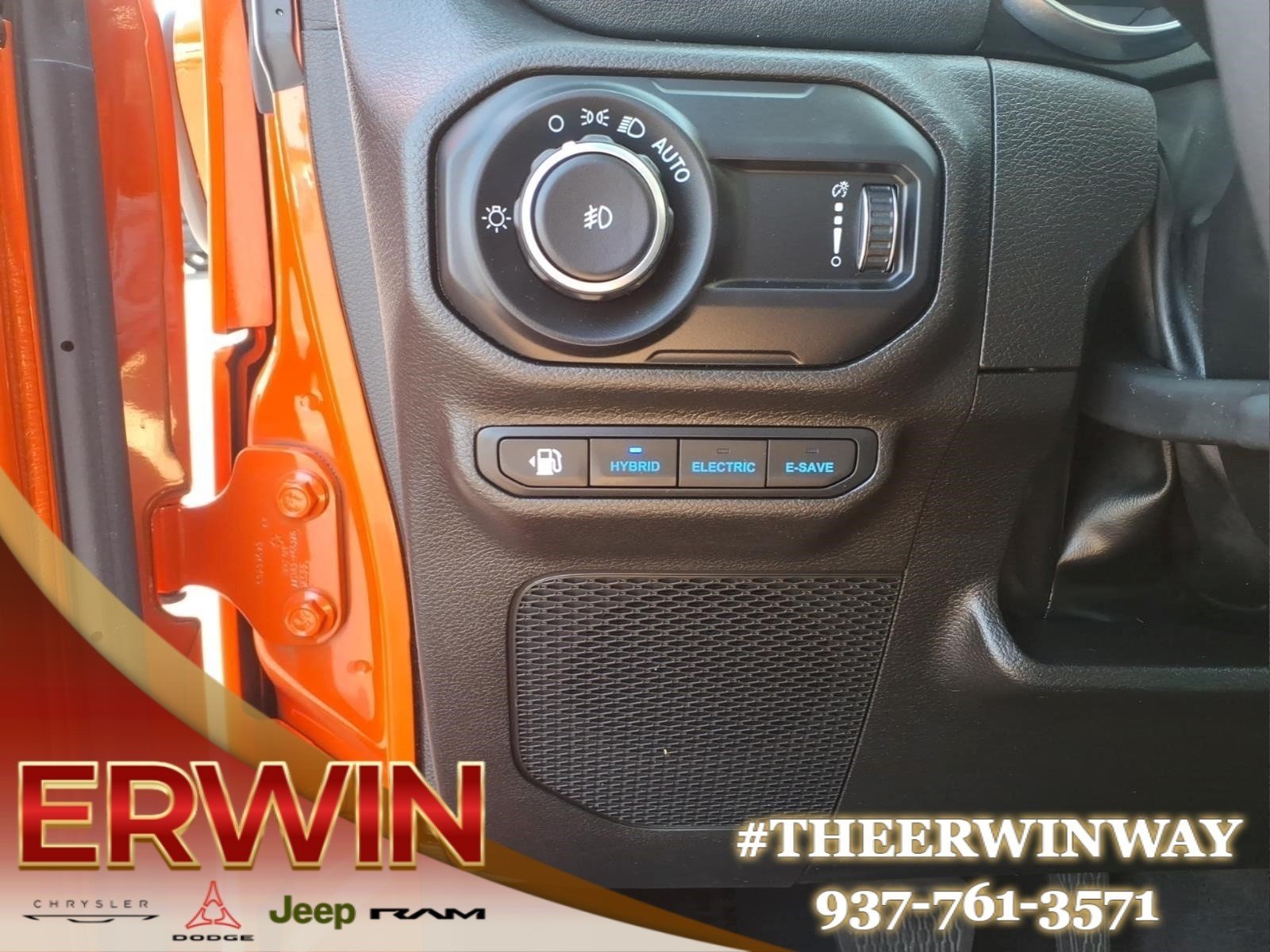 Used 2023 Orange Jeep Sahara 4xe image 15