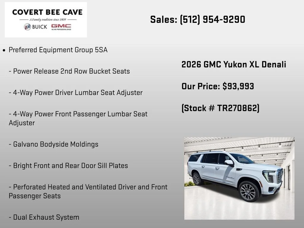New 2026 White GMC Denali image 7