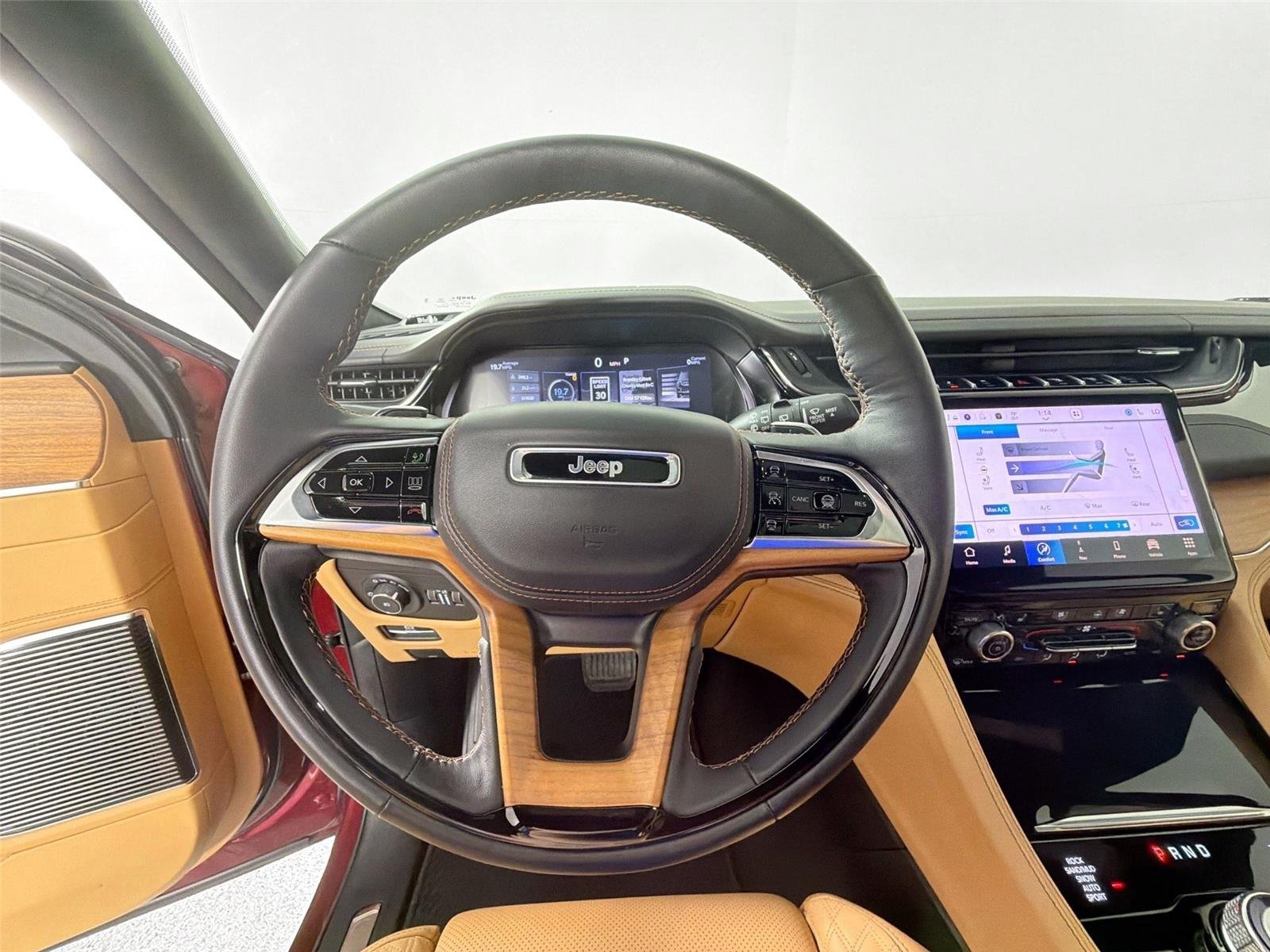 Used 2025 Velvet Red Pearlcoat Jeep Summit Reserve image 20