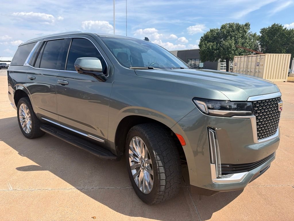 Used 2023 Green Cadillac Premium Luxury image 4