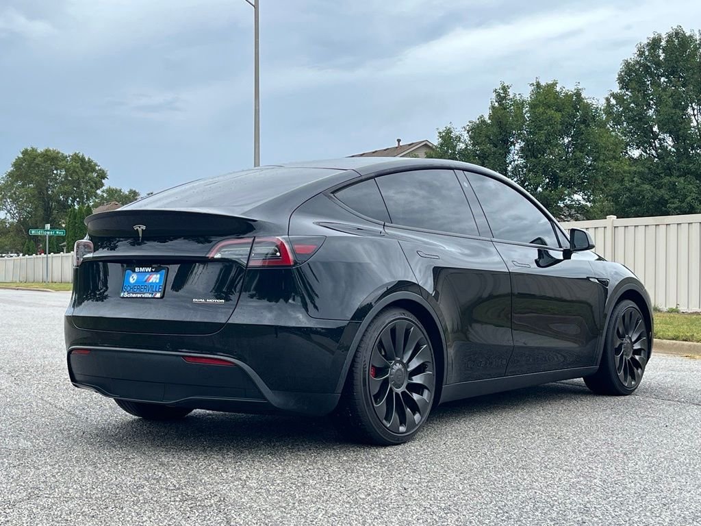 Used 2022 Black Tesla Performance image 7