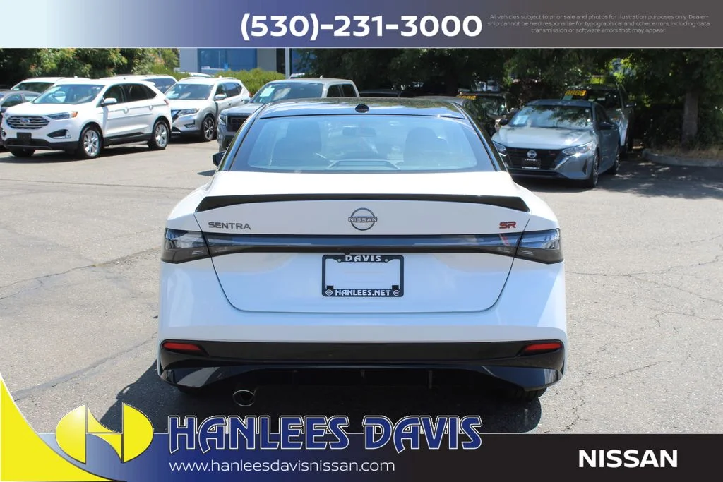 New 2026 Aspen White TriCoat / Super Black Two-tone Nissan SR image 8