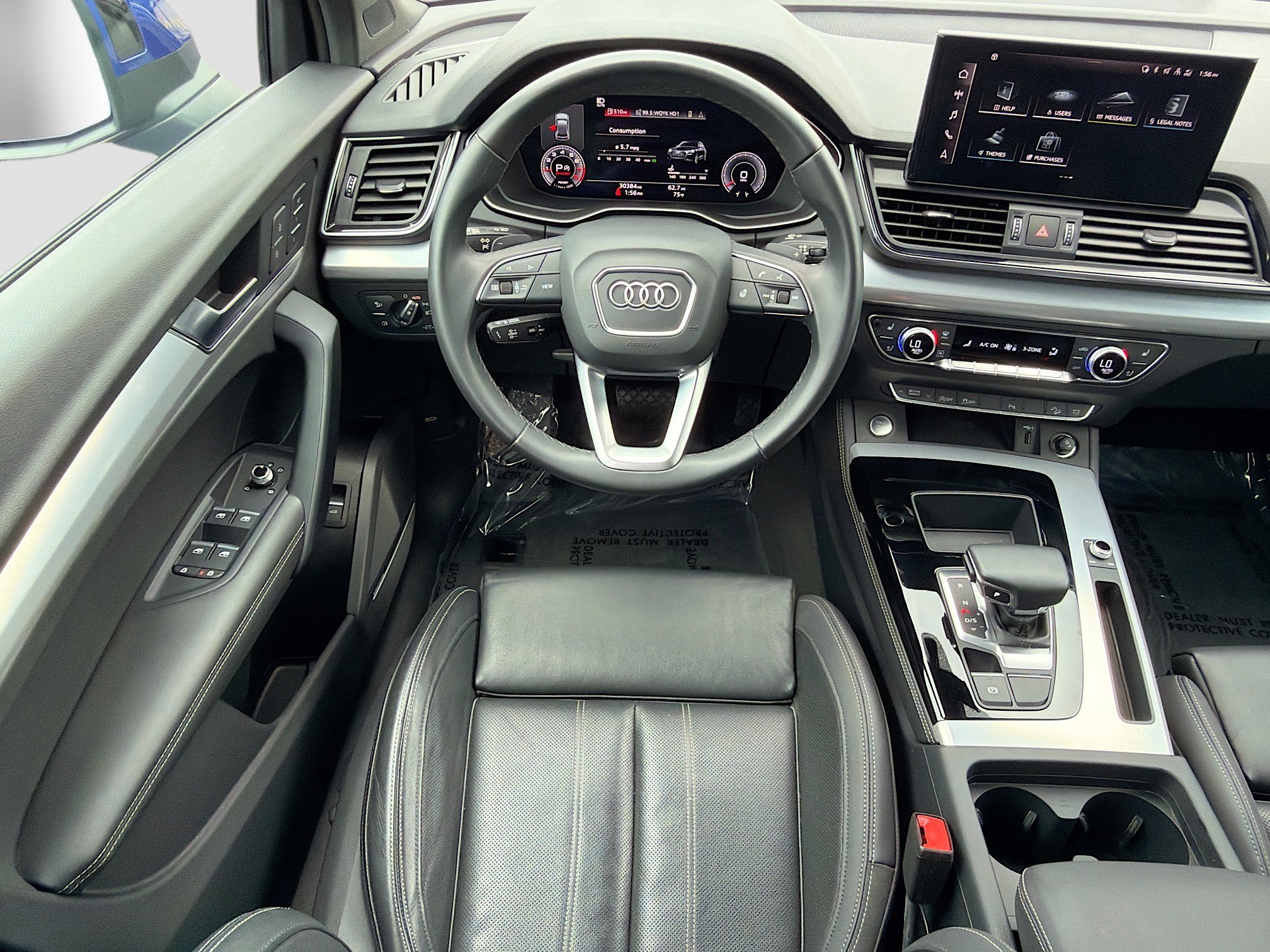 Certified Used 2023 Blue Metallic Audi S line Premium Plus image 16