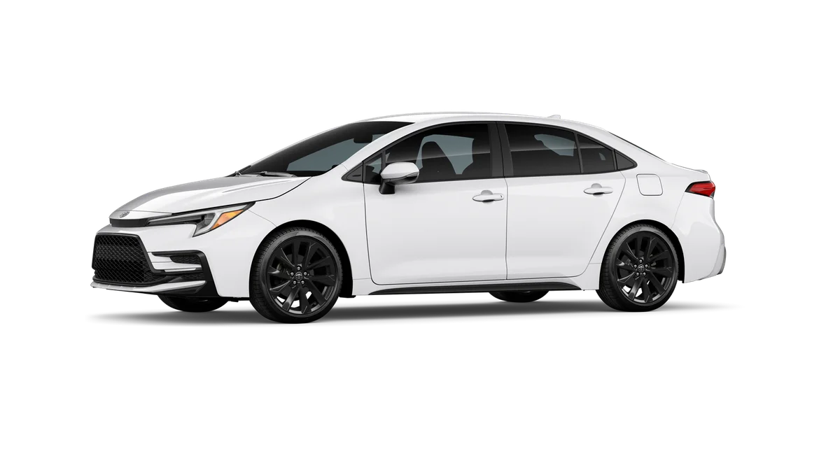 New 2027 Ice Cap Toyota Hybrid SE image 3