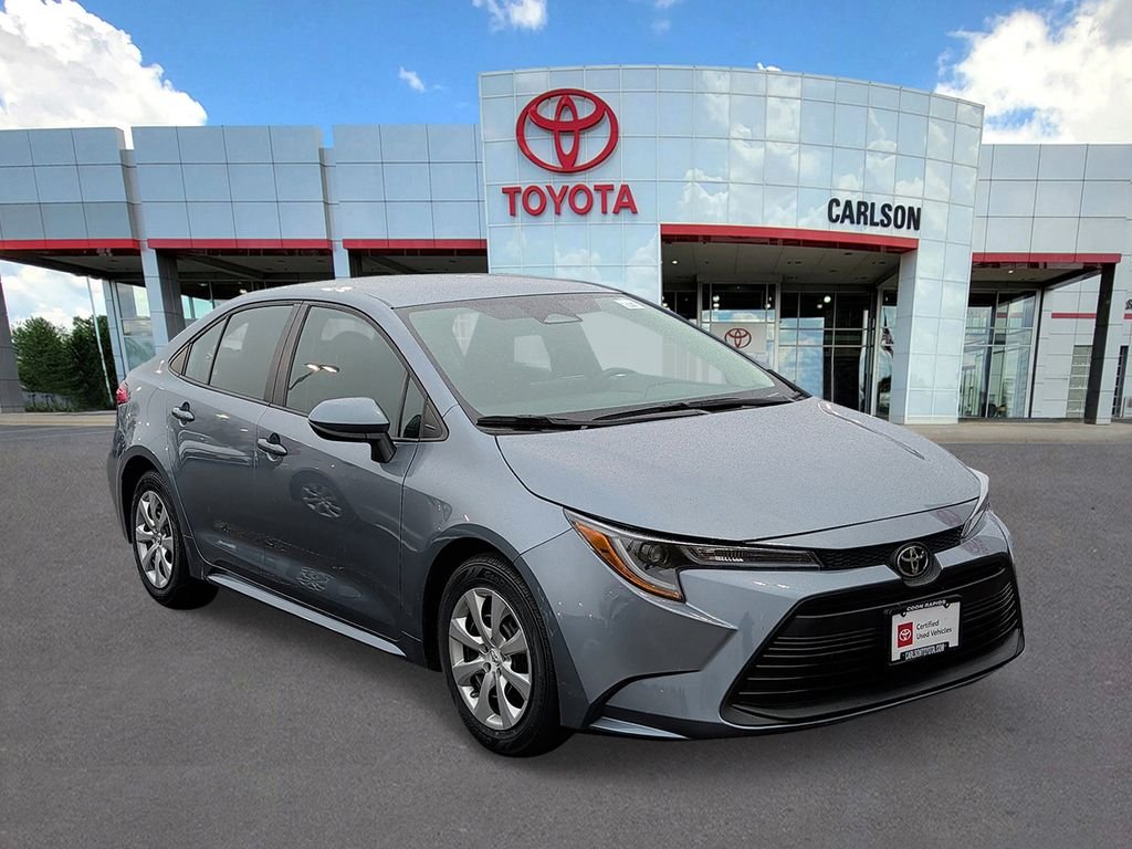 Certified 2023 Toyota Corolla LE with VIN 5YFB4MDE7PP031630 for sale in Minneapolis, Minnesota