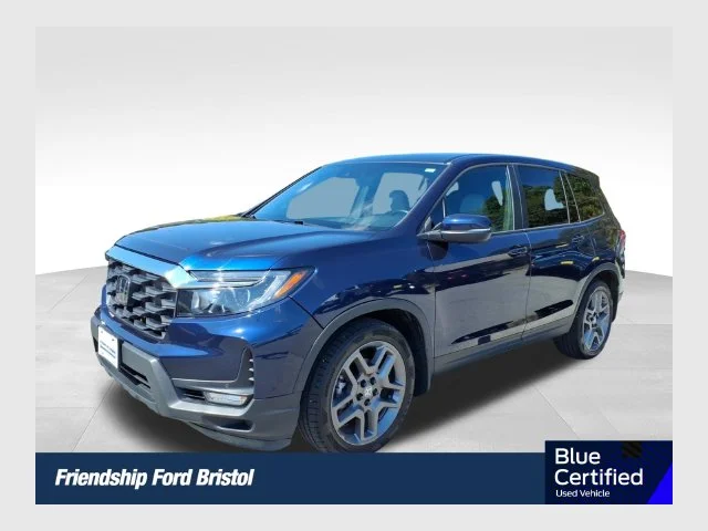 Used 2022 Blue Honda EX-L image 1