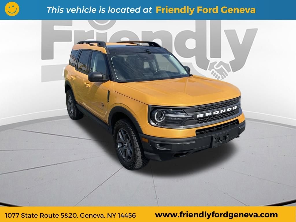 Used 2023 Orange Ford Badlands image 3