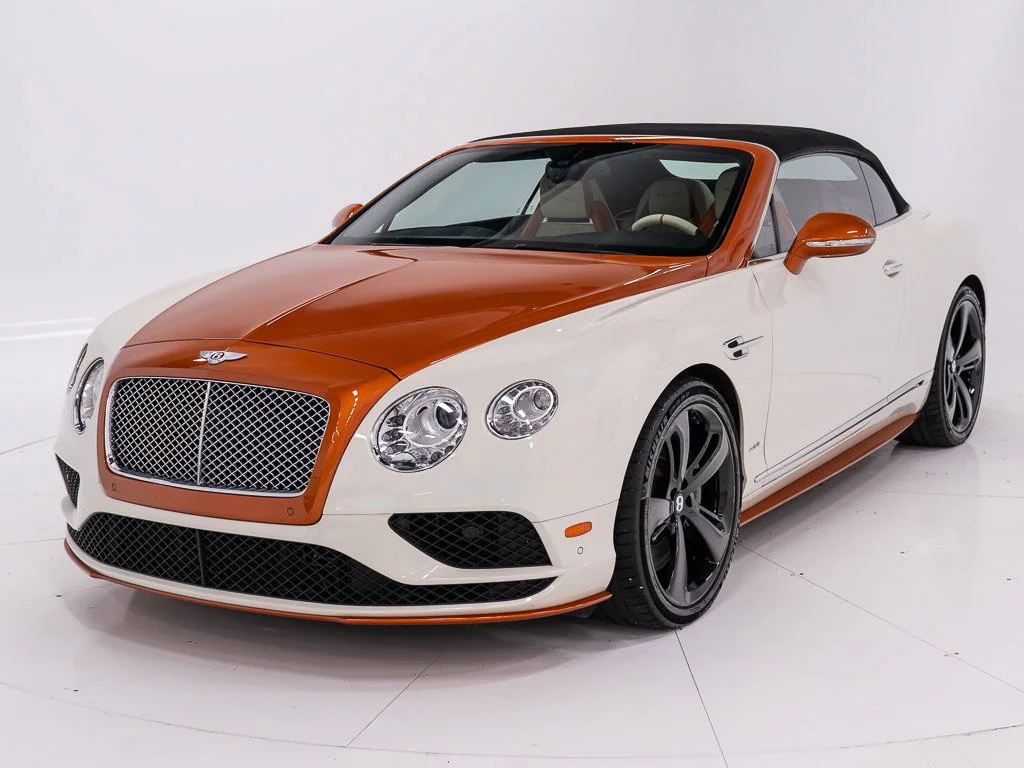 Certified Used 2017 Orange Flame over Ghost White by Mulliner PCG Bentley W12 Convertible image 10