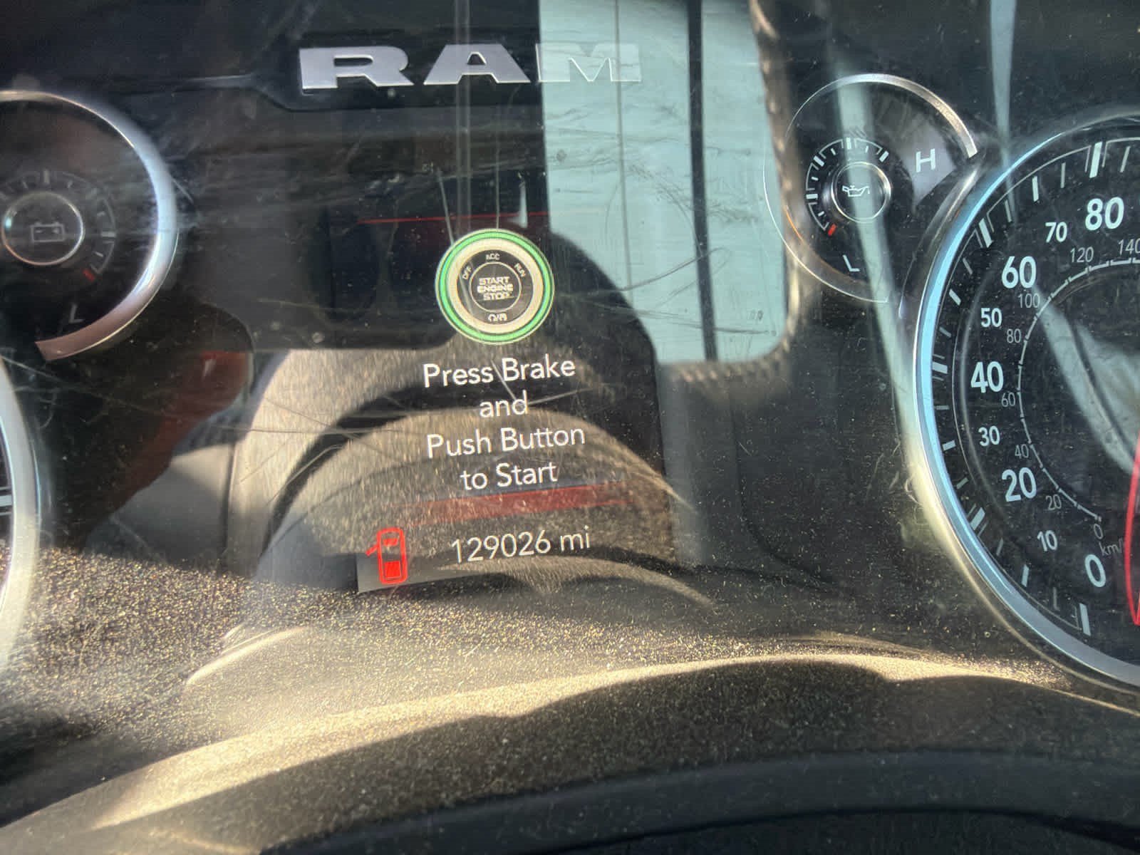 Used 2021 Flame Red Clearcoat Ram Big Horn image 8