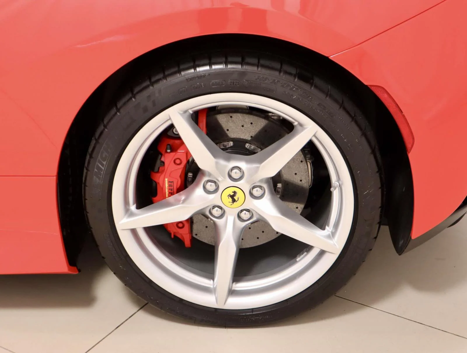 Used 2022 Rosso Corsa Ferrari Convertible image 9