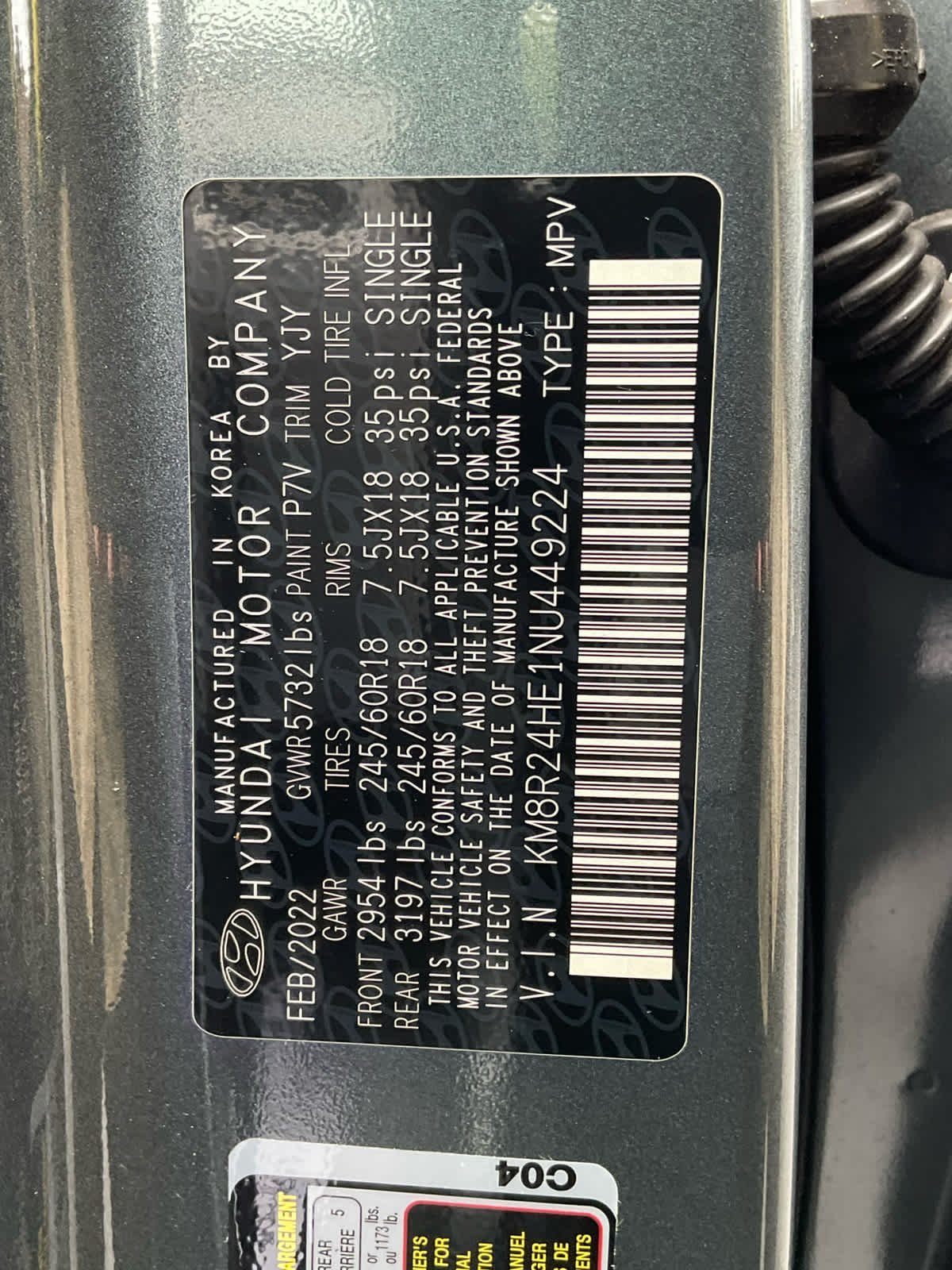 Used 2022 Steel Graphite Hyundai SEL image 31