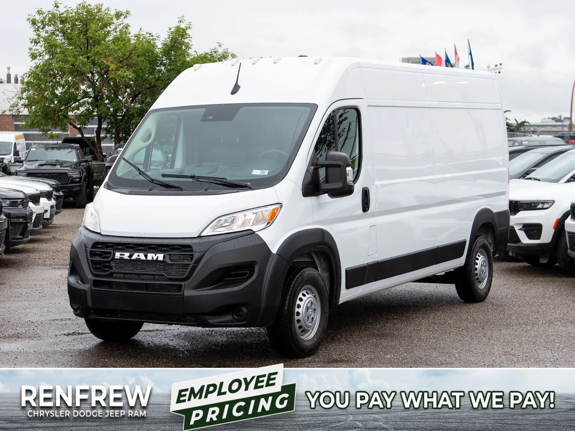 New 2026 White RAM Tradesman 3500* High Roof image 1