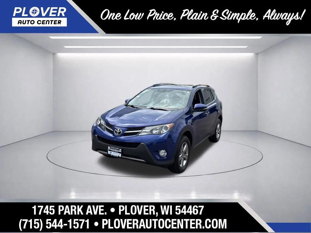 Used 2015 Blue Crush Metallic Toyota XLE image 1