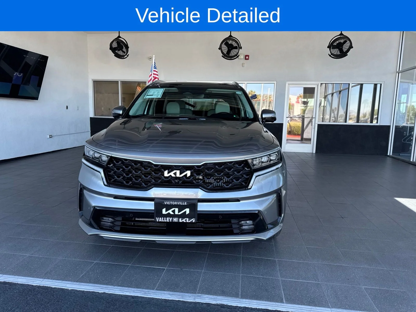 Used 2023 Steel Gray Kia SX Prestige image 2