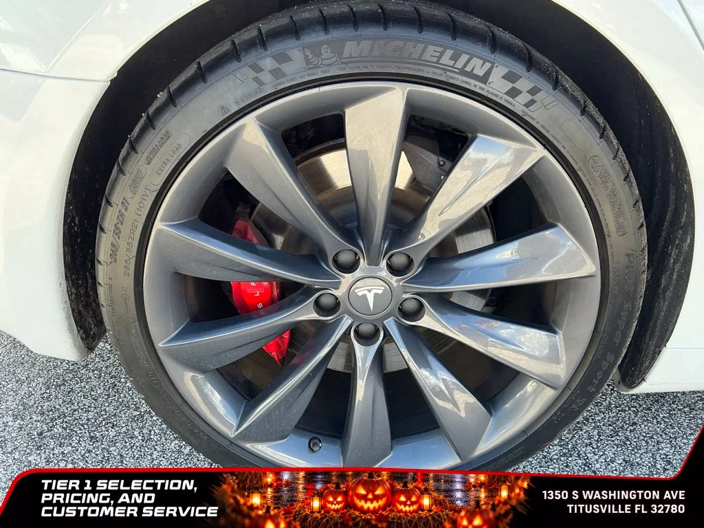 Used 2017 White Tesla 100D image 12