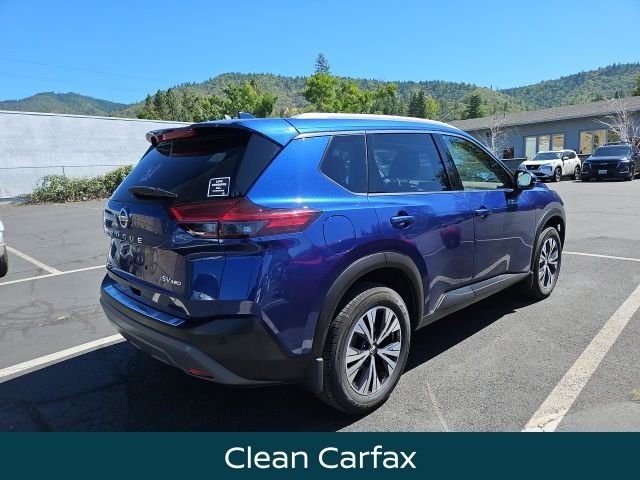 Certified Used 2021 Blue Nissan SV image 3