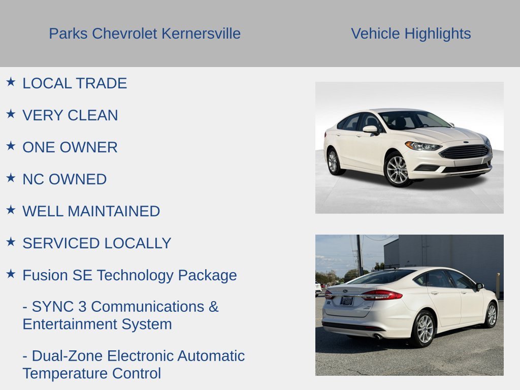 Used 2017 White Ford SE image 6