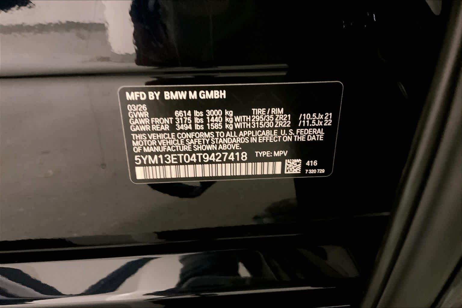 New 2026 Carbon Black Metallic BMW Competition image 21