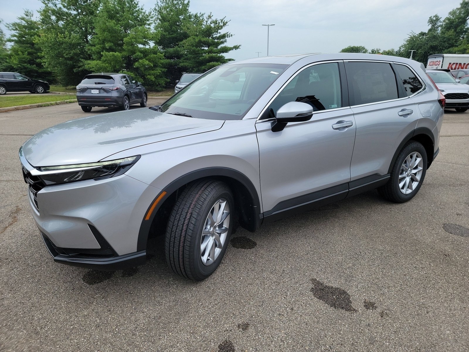 New 2026 Solar Silver Metallic Honda EX image 3