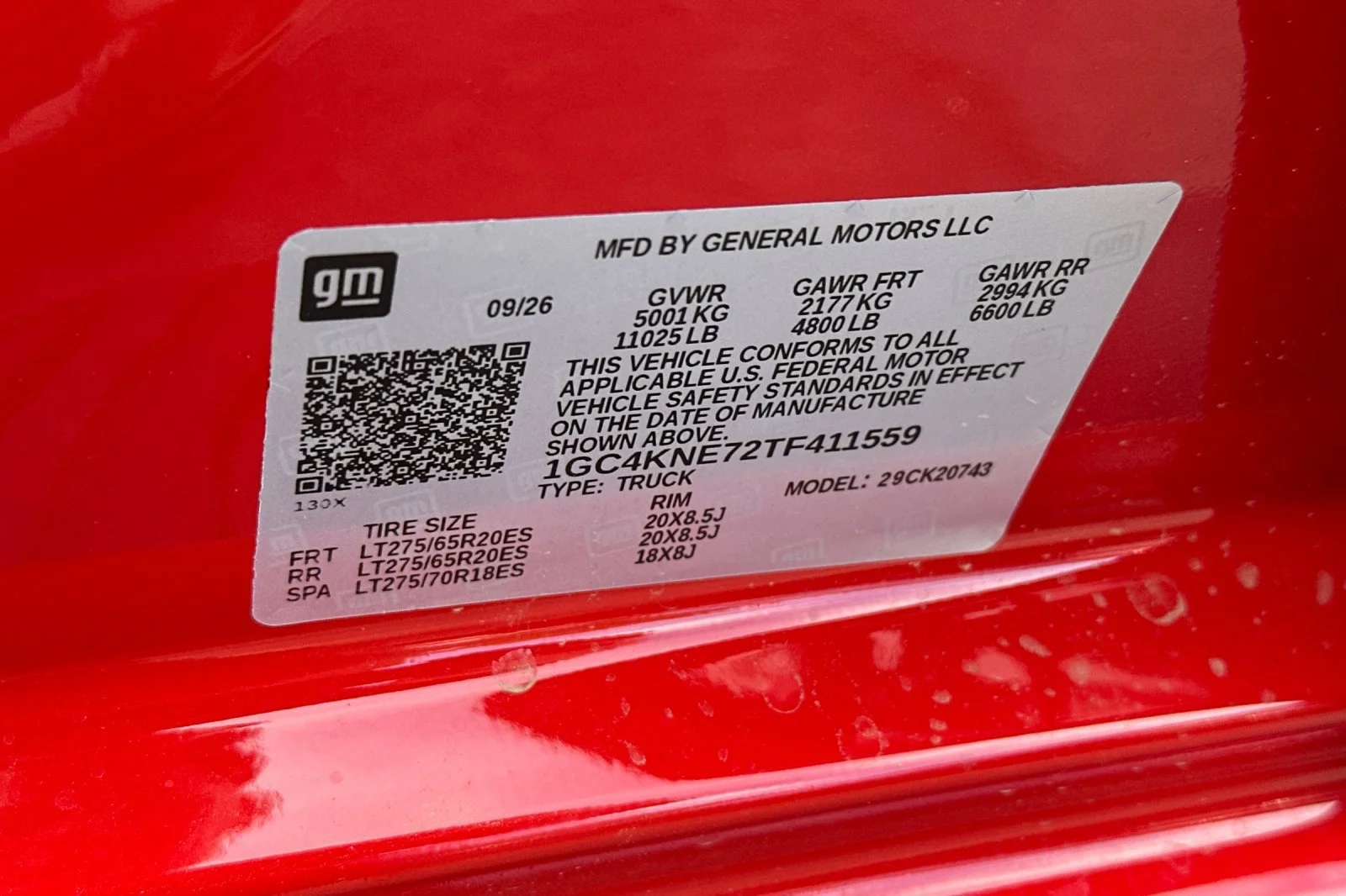New 2026 Red Hot Chevrolet LT image 28