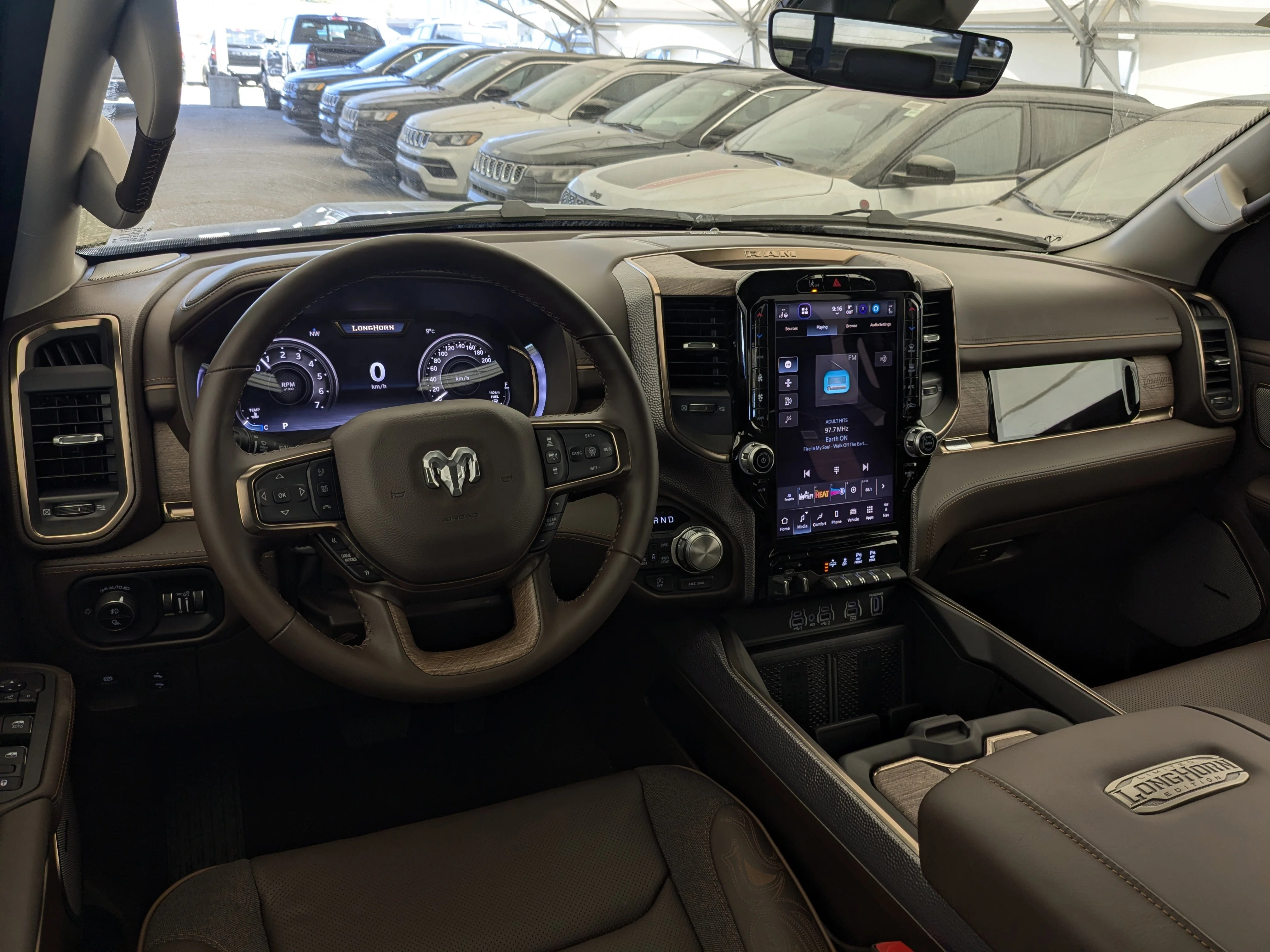 New 2026 Black RAM Limited Longhorn - - Pkg 27K - 5.7L HEMI V8 eTorque - Pano Sunroof - E?Locker Axle & More image 23