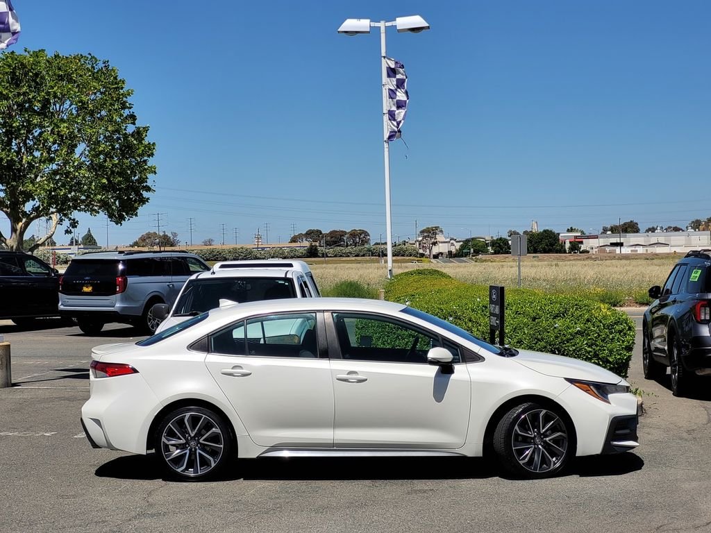 Certified Used 2021 White Toyota SE image 3