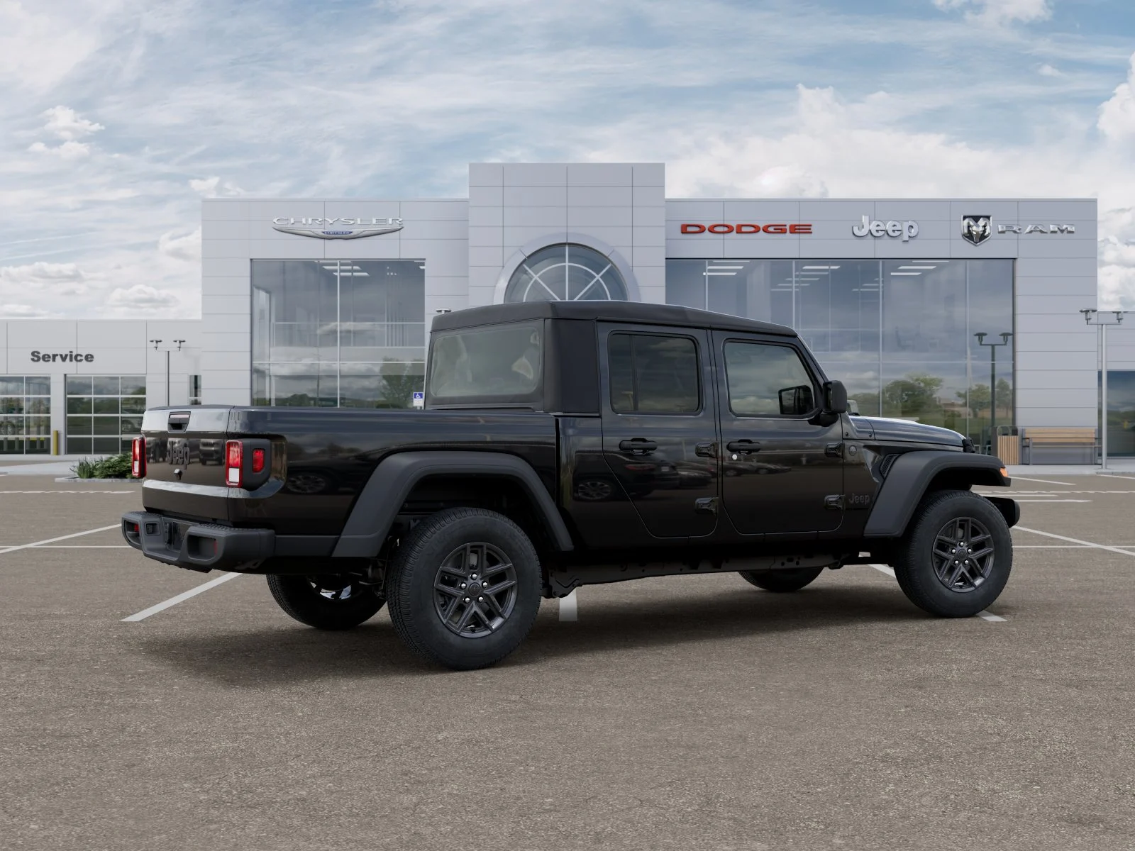 New 2026 Black Clear-Coat Exterior Paint Jeep Sport S image 30