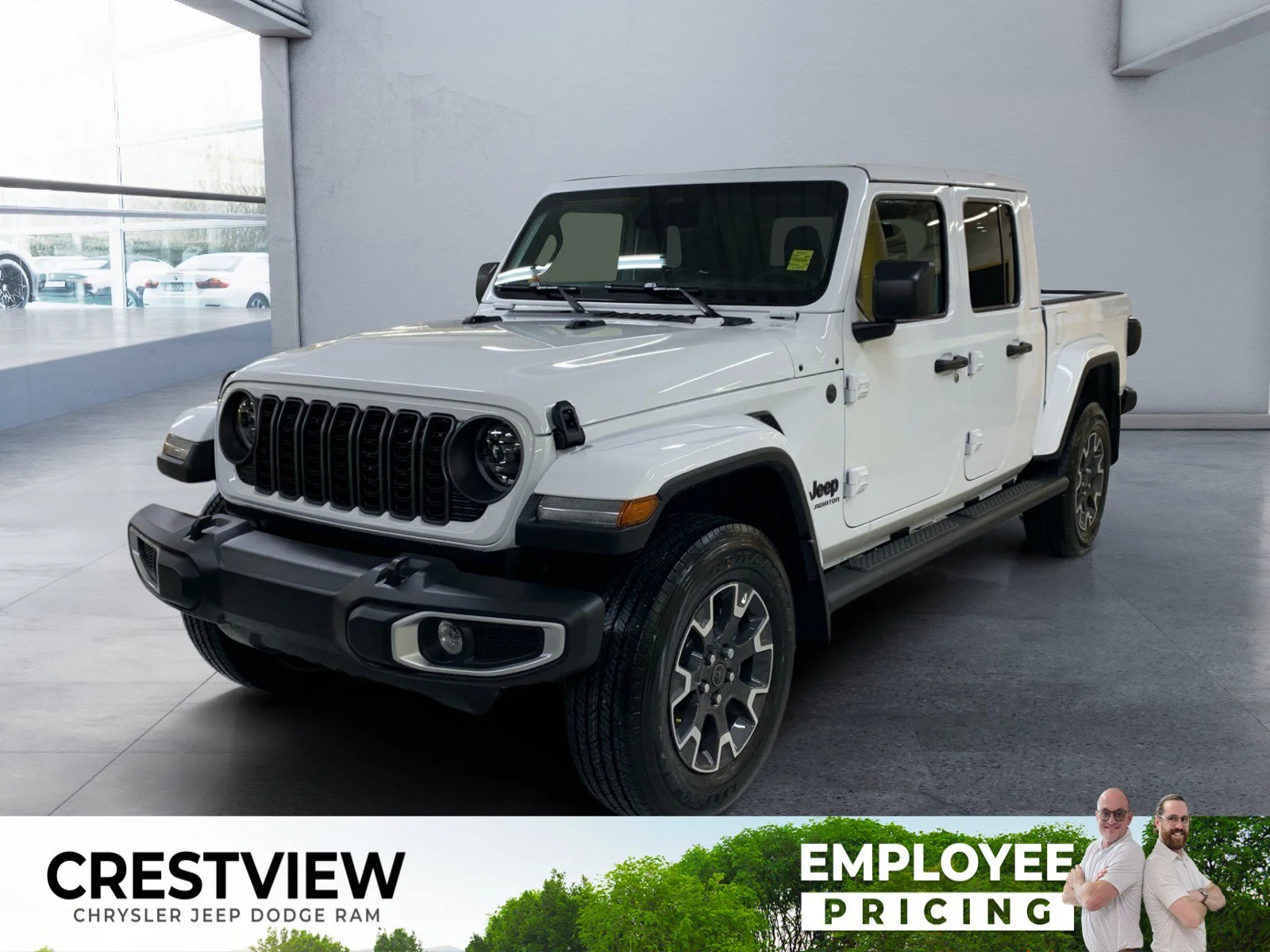 New 2026 Bright White Jeep Sahara image 1