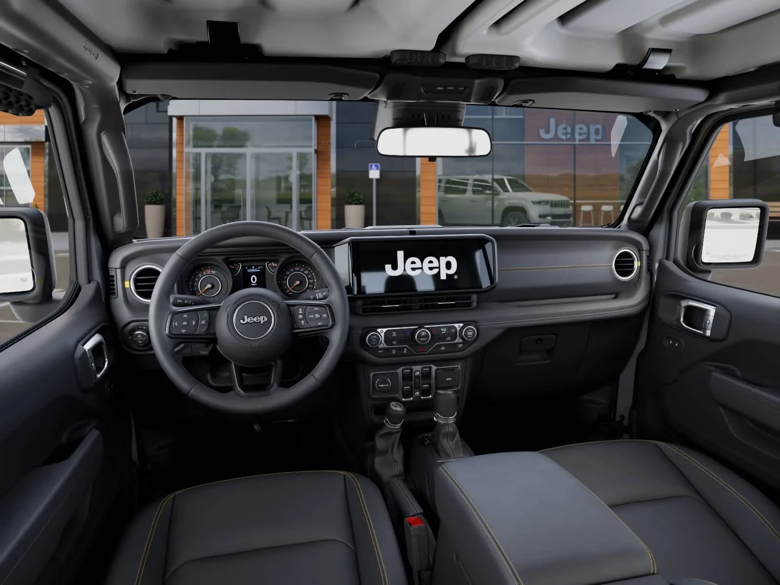 New 2026 Bright White Clearcoat Jeep Sahara image 14