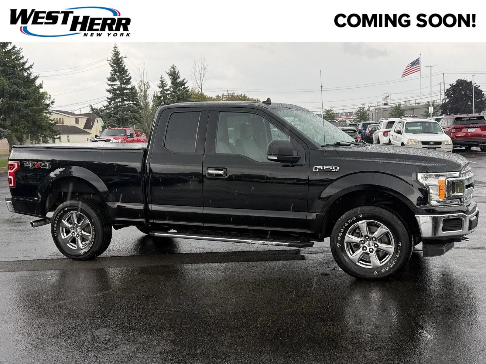 Used 2018 Shadow Black Ford XLT image 1