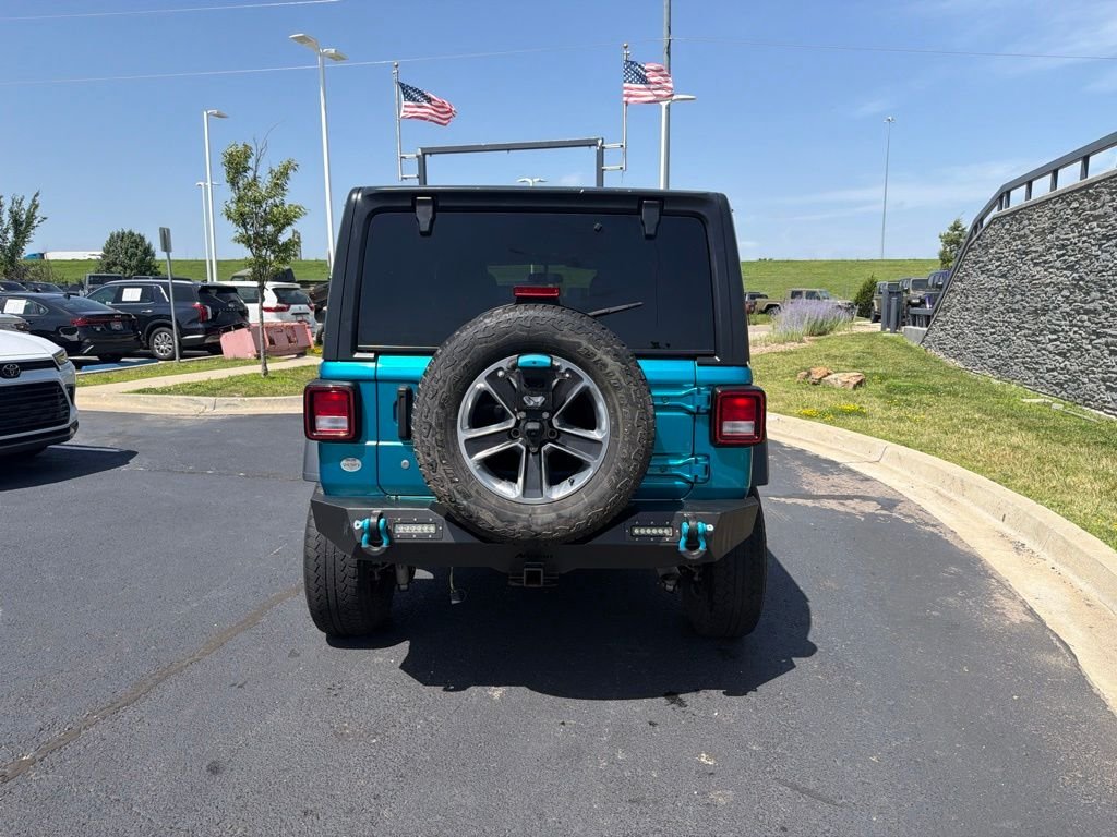 Used 2020 Teal Jeep Unlimited Sport S image 6