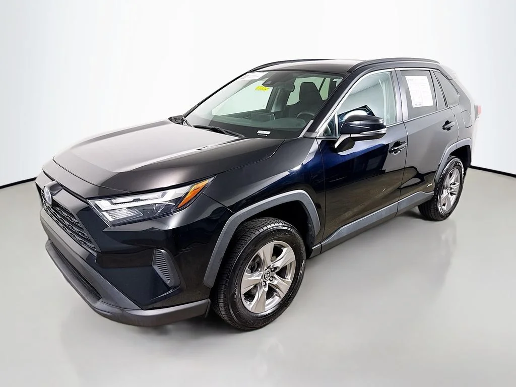 Used 2023 Midnight Black Metallic Toyota Hybrid XLE image 3