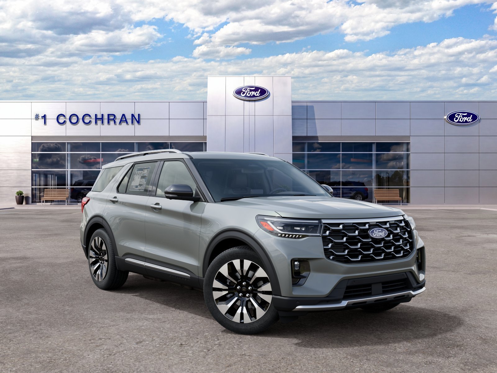 New 2027 Avalanche Gray Ford Platinum image 4