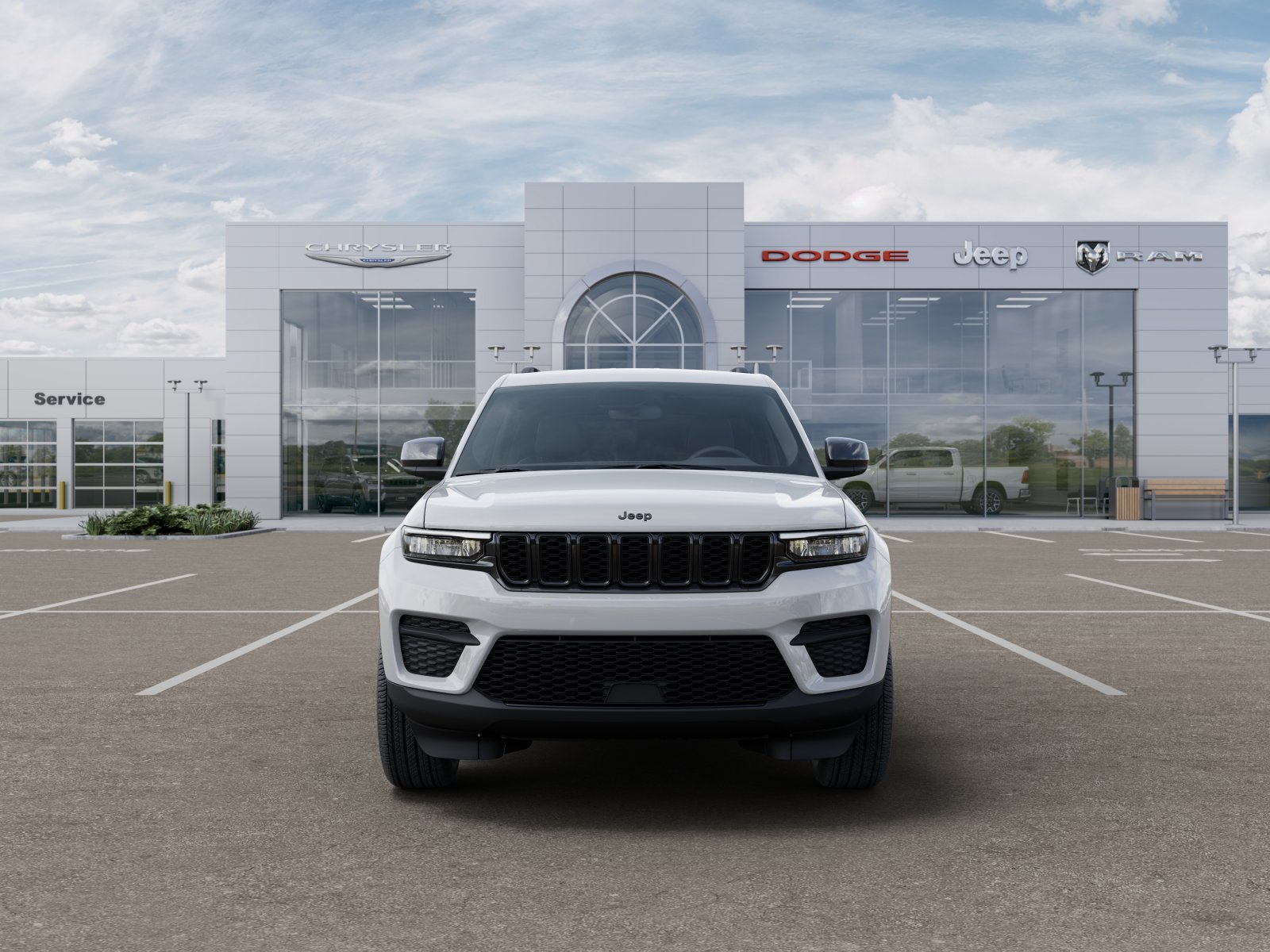 New 2025 Bright White Clear-Coat Exterior Paint Jeep Altitude image 32