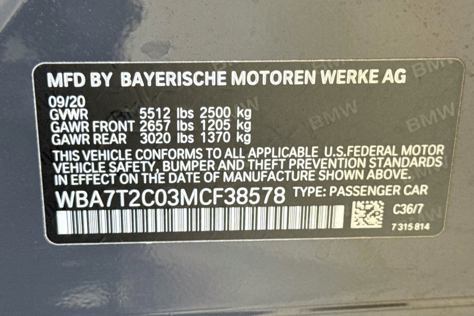 Used 2021 Dravit Grey Metallic BMW 740i image 30