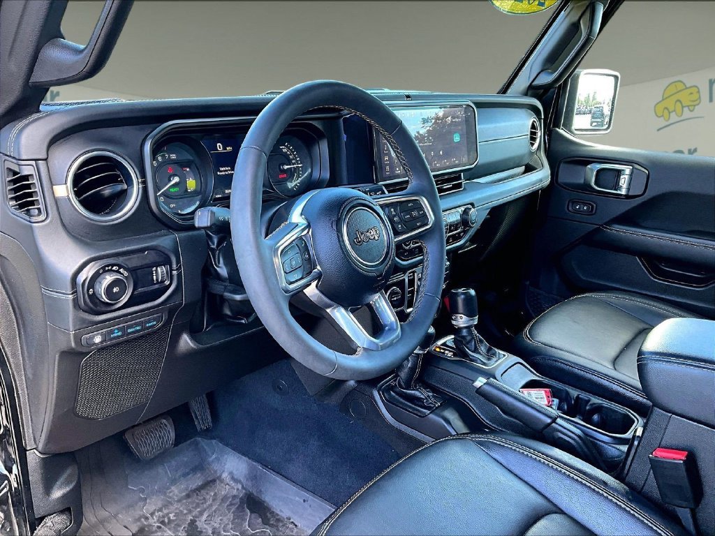 Used 2024 Black Jeep Sahara 4xe image 8
