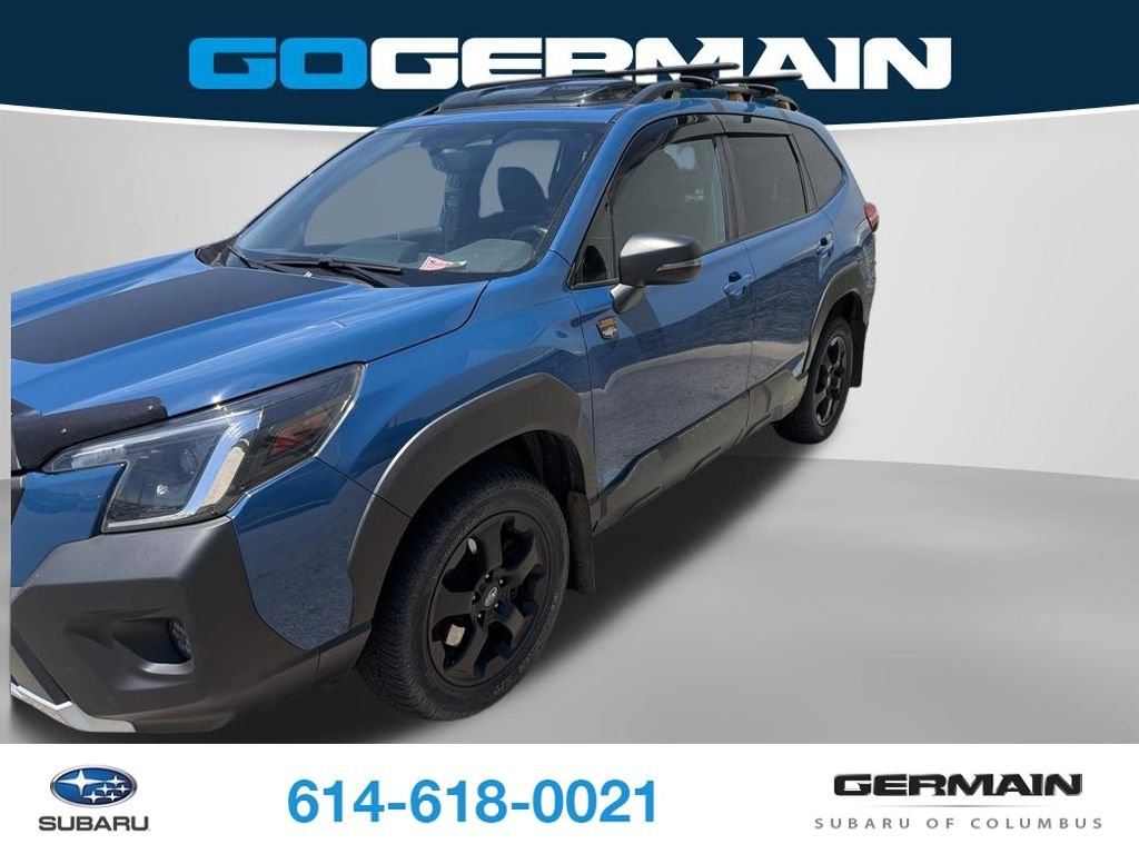 Used 2022 Blue Subaru Wilderness image 2