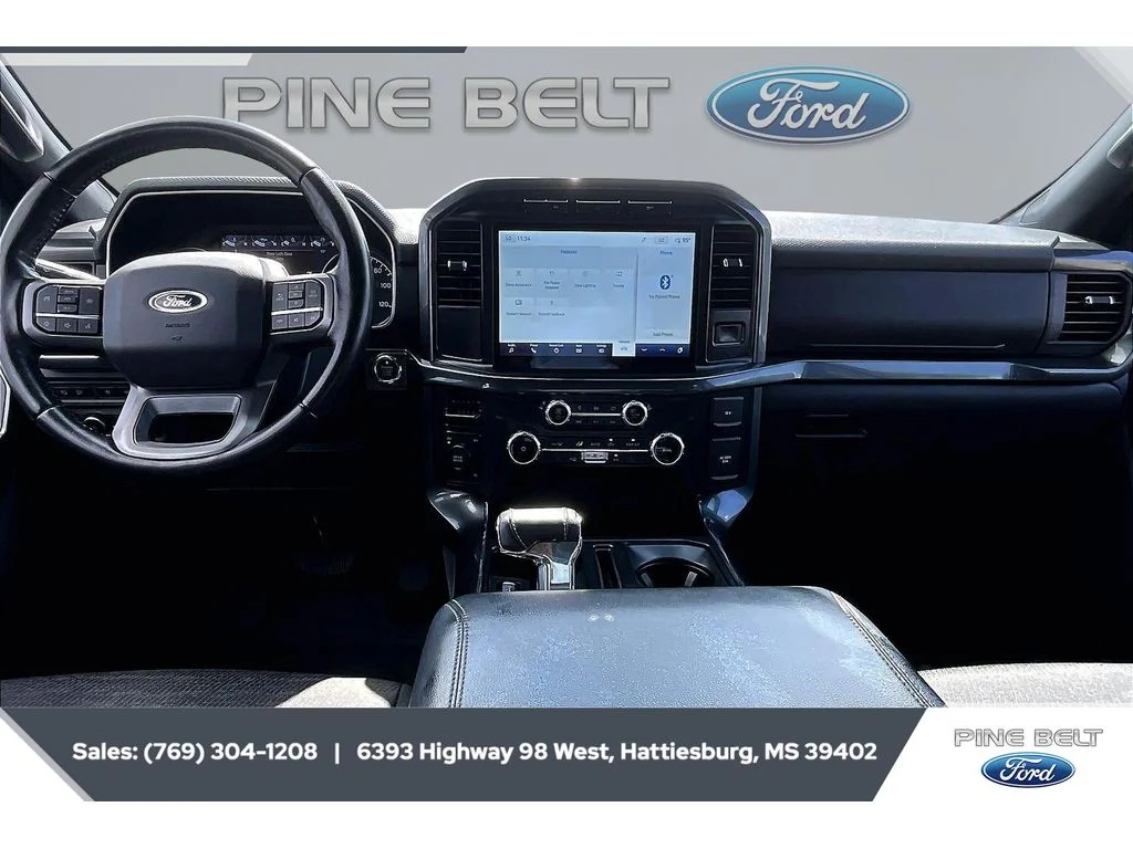 Used 2022 Agate Black Metallic Ford XLT image 14