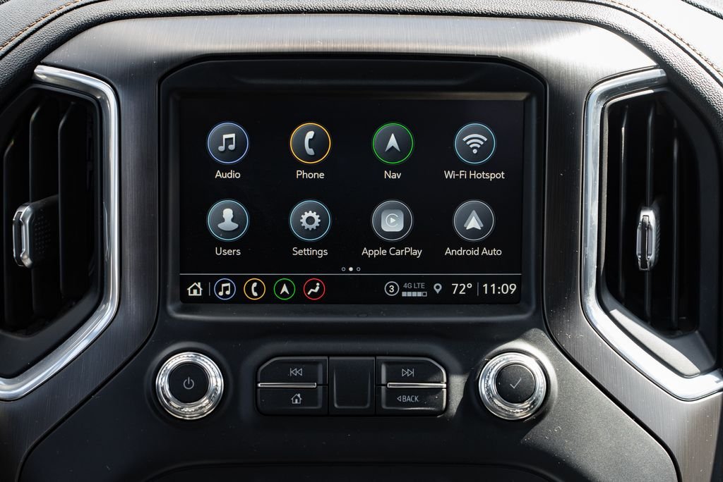 Used 2021 Satin Steel Metallic GMC AT4 image 14