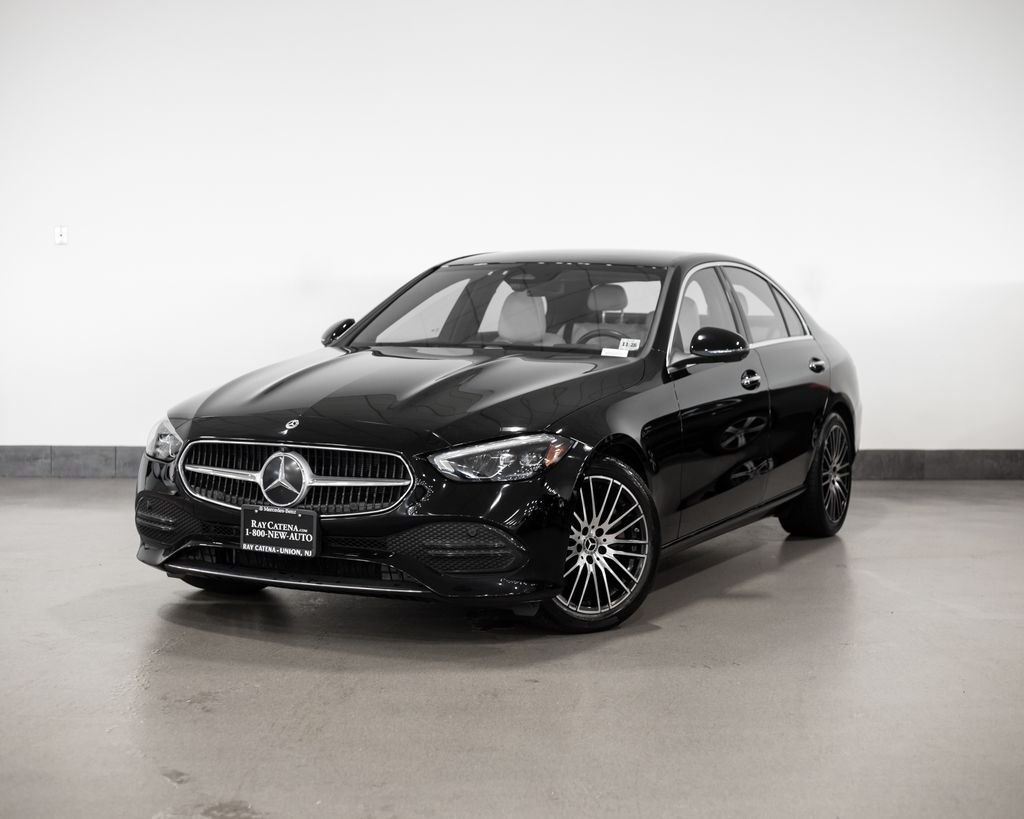Certified Used 2024 Black Mercedes-Benz C 300 image 1
