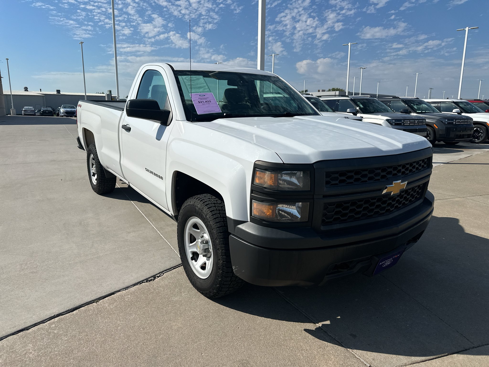 Used 2015 Summit White Chevrolet Work Truck image 8