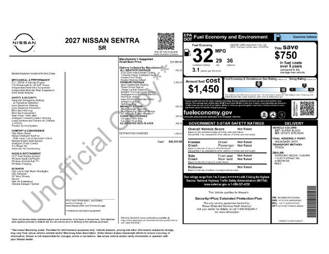 New 2027 Super Black Nissan SR image 30