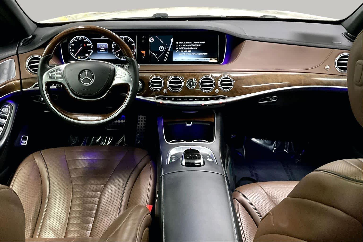 Used 2017 designo Diamond White Metallic Mercedes-Benz S 550 image 16