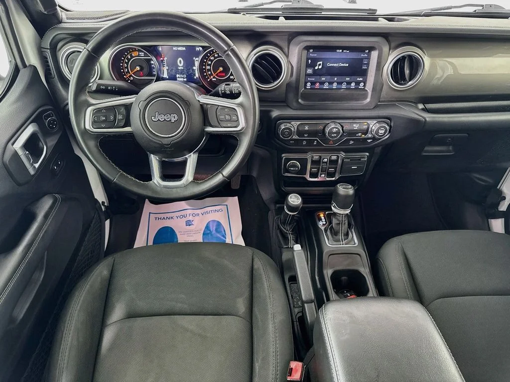 Used 2019 Bright White Clearcoat Jeep Unlimited Sahara image 27