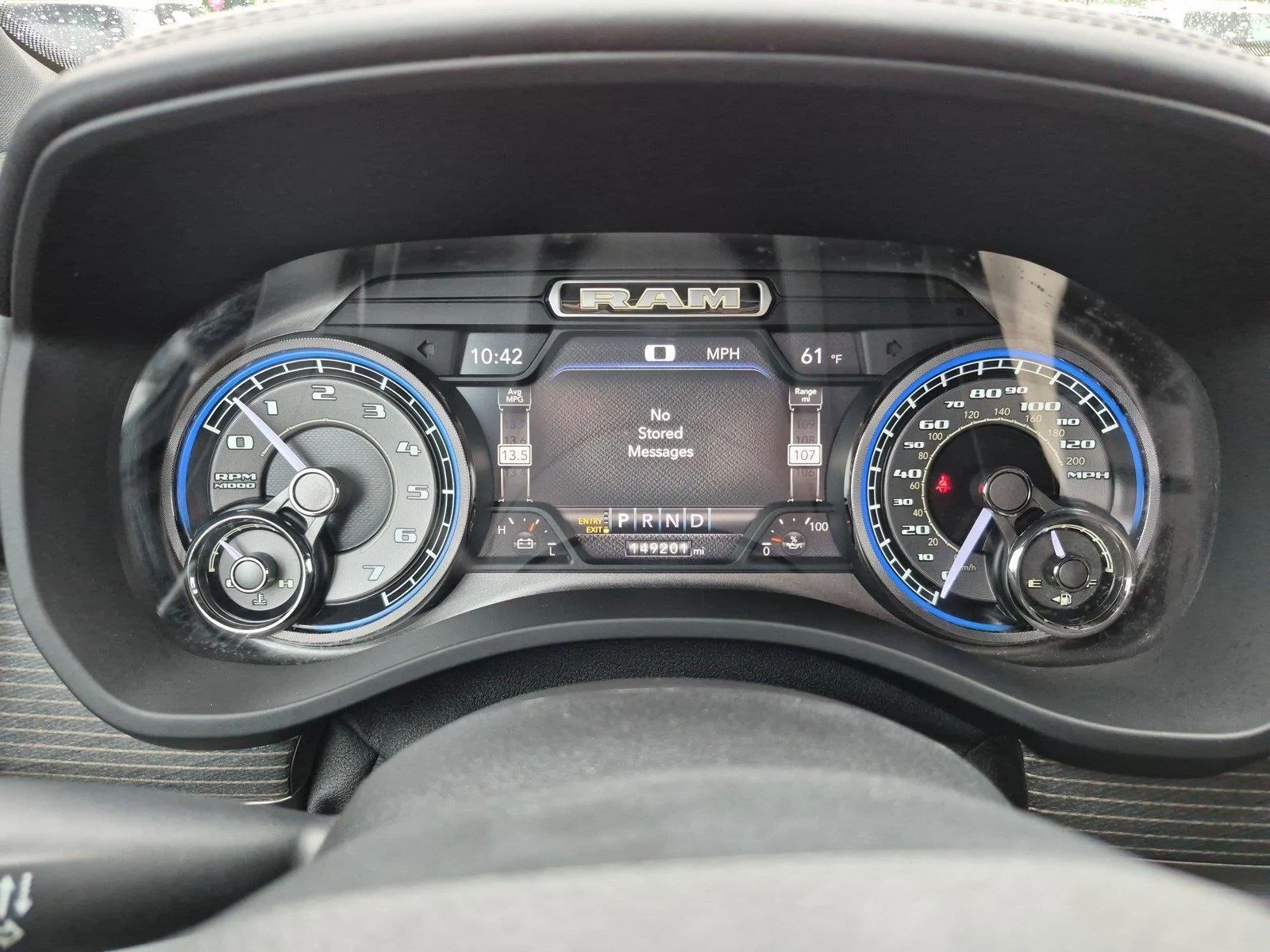 Used 2019 Diamond Black Crystal Pearlcoat Ram Limited image 21