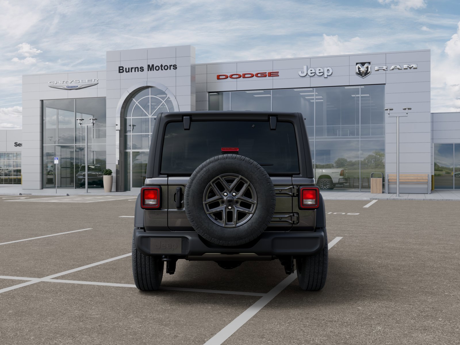 New 2026 Granite Crystal Metallic Clear-Coat Exterior Paint Jeep Sport 4-Door image 7