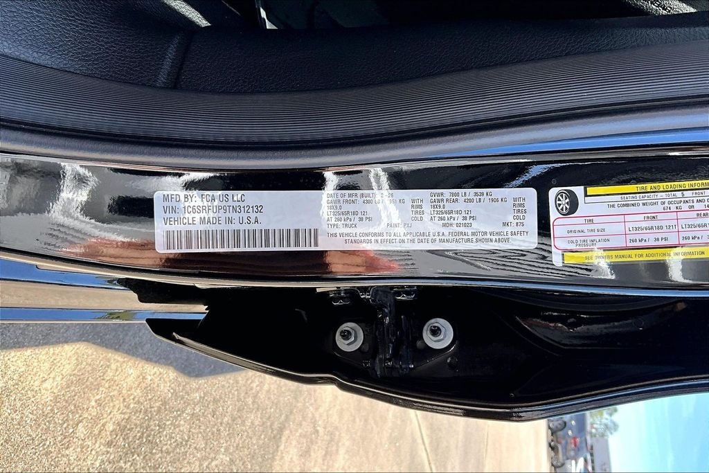 New 2026 Ram 1500 RHO 4D Crew Cab