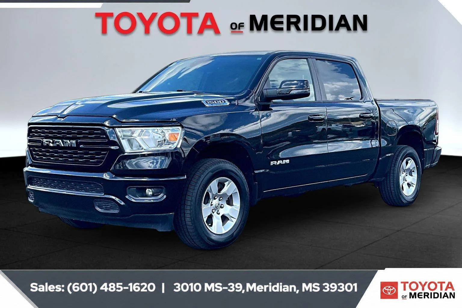 Used 2024 Diamond Black Crystal Pearlcoat Ram Big Horn image 10