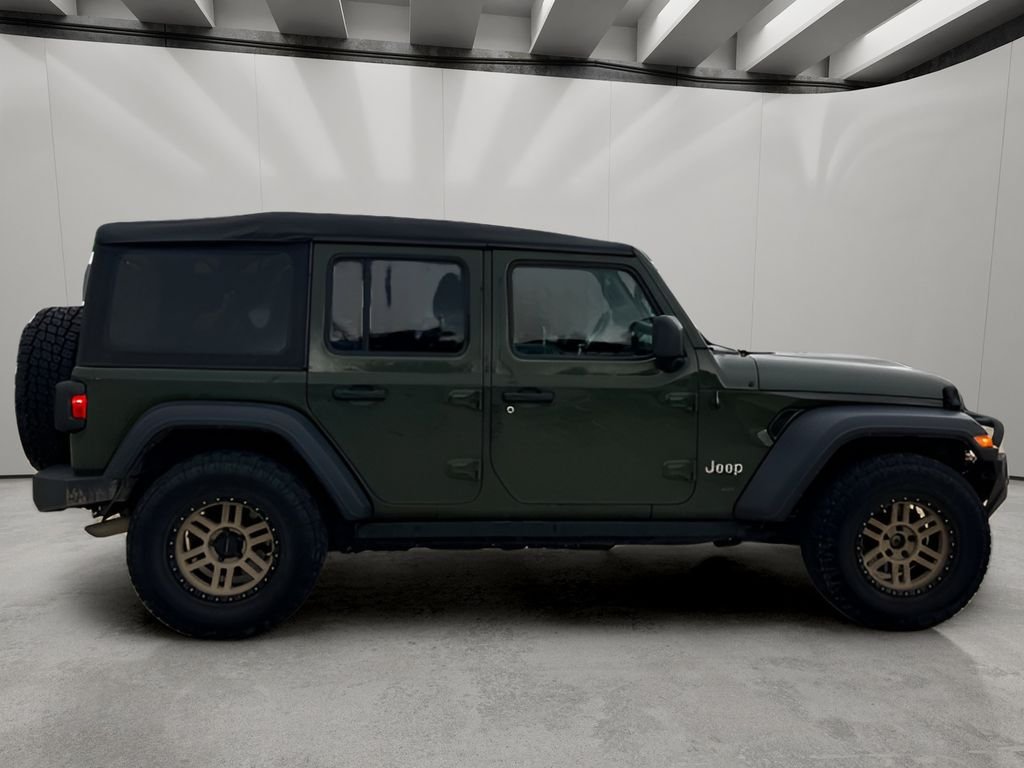 Used 2020 Sarge Green Clearcoat Jeep Sport image 8